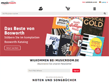 Tablet Screenshot of musicroom.de