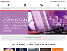 Tablet Screenshot of musicroom.com